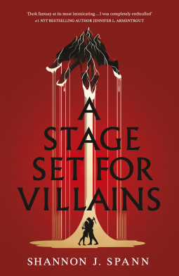 book cover for A Stage Set  for Villains