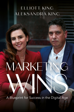 book cover for Marketing Wins