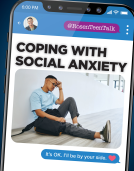book cover for Coping with Social Anxiety