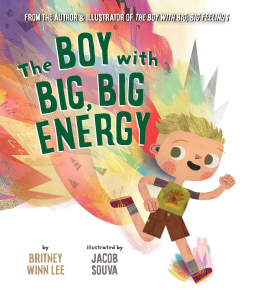 book cover for The Boy with Big, Big Energy