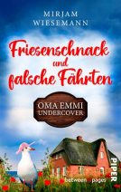 Buchcover für Friesenschnack und falsche Fährten. Oma Emmi undercover