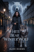 book cover for White Bear, Winter Wolf