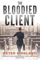 book cover for The Bloodied Client