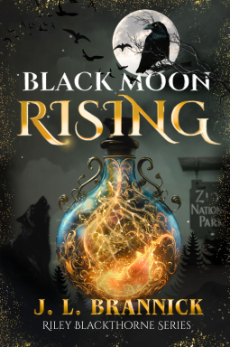 book cover for Black Moon Rising: An Urban Fantasy Shifter Romance