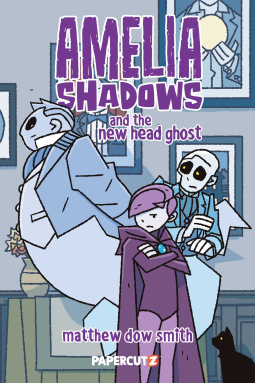 book cover for Amelia Shadows and the New Head Ghost