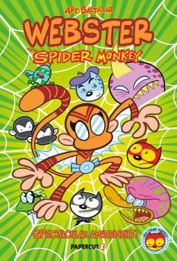 book cover for Webster the Spider Monkey