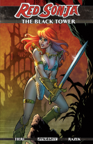 book cover for Red Sonja: The Black Tower