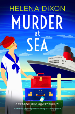 book cover for Murder at Sea (A Miss Underhay Mystery Book 23)