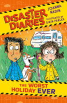 book cover for Disaster Diaries: The Worst Holiday Ever
