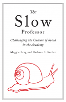 book cover for The Slow Professor  