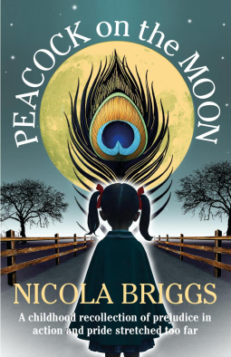 book cover for Peacock on the Moon