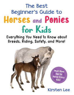 book cover for The Best Beginner's Guide to Horses and Ponies for Kids