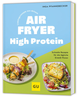 Buchcover für Lieblingsrezepte aus deinem Airfryer - High Protein