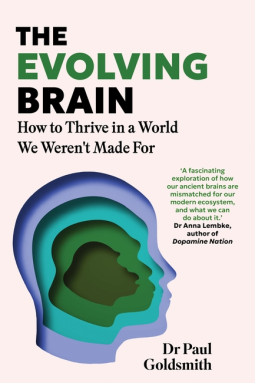 book cover for The Evolving Brain