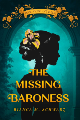 book cover for The Missing Baroness