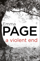 book cover for A Violent End