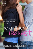 book cover for The Girlfriend Request