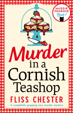 book cover for Murder in a Cornish Teashop