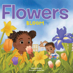 book cover for Flowers Bloom
