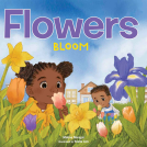book cover for Flowers Bloom