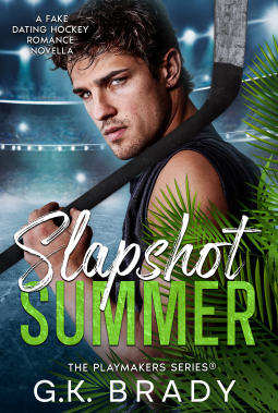 book cover for Slapshot Summer