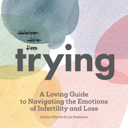 book cover for Trying
