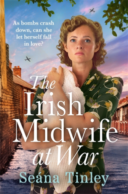 book cover for The Irish Midwife at War