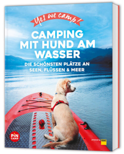 Buchcover für Yes we camp! Camping mit Hund am Wasser