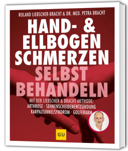 Buchcover für Hand & Ellenbogen Schmerzen selbst behandeln