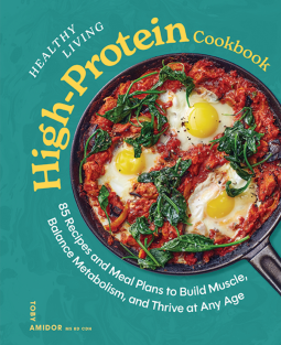 book cover for Healthy Living High-Protein Cookbook