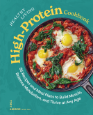 book cover for Healthy Living High-Protein Cookbook