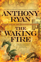 book cover for The Waking Fire