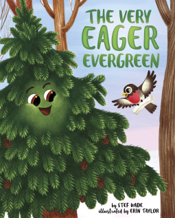 book cover for The Very Eager Evergreen