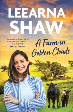 book cover for A Farm in Golden Clouds