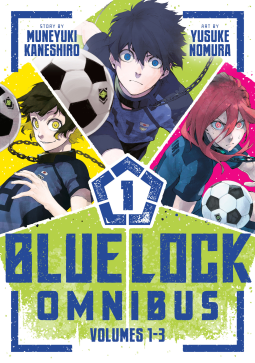book cover for Blue Lock Omnibus 1 (Vol. 1-3)