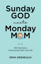 book cover for Sunday God Meets Monday Mom