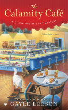 book cover for The Calamity Café