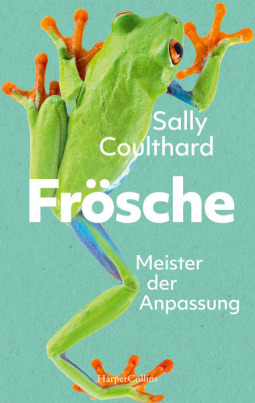 Buchcover für Frösche. Meister der Anpassung