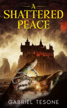 book cover for A Shattered Peace
