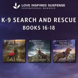 book cover for Love Inspired Suspense K9 Search & Rescue Books 16-18