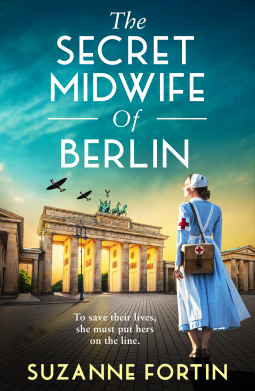 book cover for The Secret Midwife of Berlin
