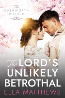book cover for The Lord's Unlikely Betrothal
