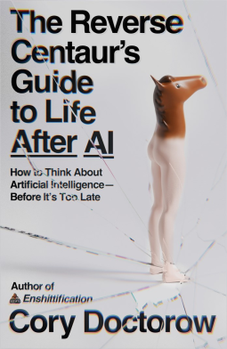 book cover for The Reverse Centaur's Guide to Life After AI