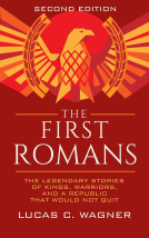 book cover for The First Romans