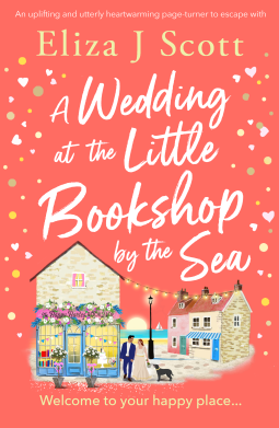 book cover for A Wedding at the Little Bookshop by the Sea