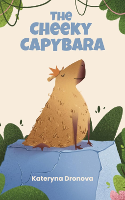 book cover for The Cheeky Capybara