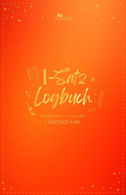 Buchcover für Unterwegs Ein-Satz-Logbuch