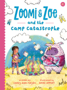 book cover for Zoomi and Zoe and the Camp Catastrophe