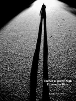 book cover for There’s a Young Man Dressed in Blue