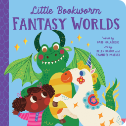 book cover for Little Bookworm: Fantasy Worlds